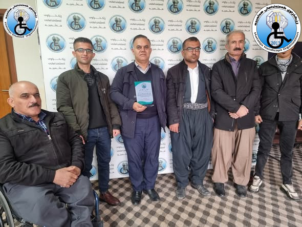 سەردانی و ڕێزلێنان بۆ ڕێکخراوی کەمئەندامانی هەڵەبجە