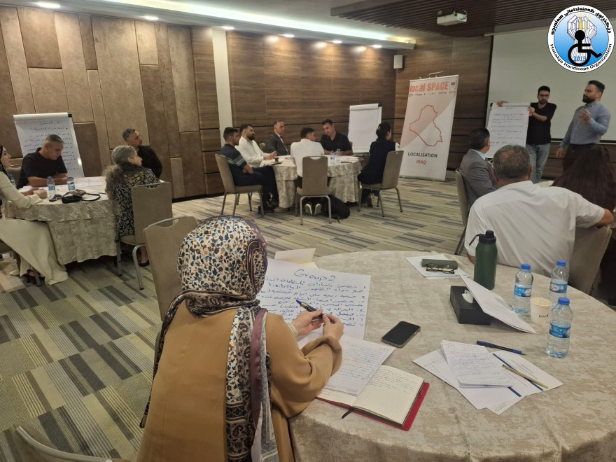ڕێکخراوی کەمئەندامانی هەڵەبجە بەشداری لە وۆرکشۆپێکی داکۆکیکردندا کرد