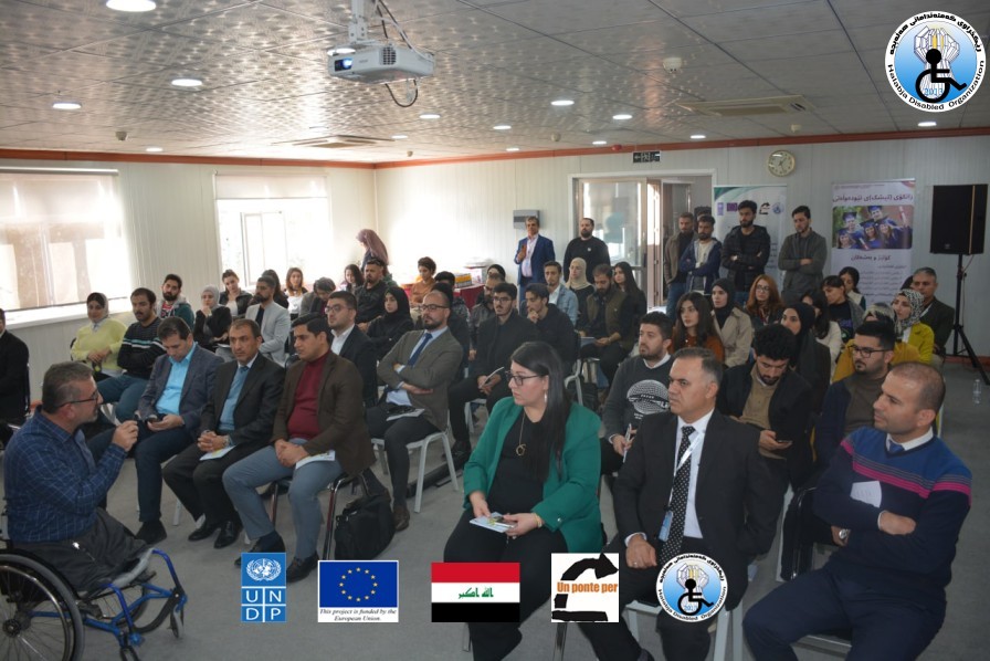 ڕێکخراوی کەمئەندامانی هەڵەبجە ۆرک شۆپێکی لە زانکۆی تیشکی نێودەوڵەتی ئەنجامدا.