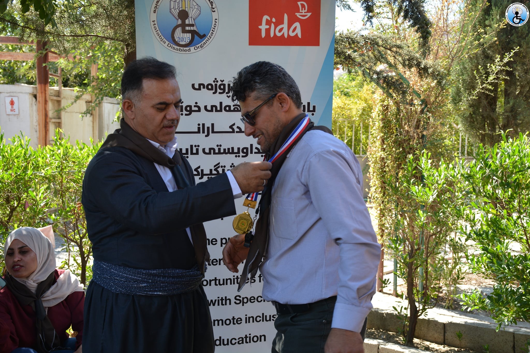 Organizing a camping for primary students. with disabilities