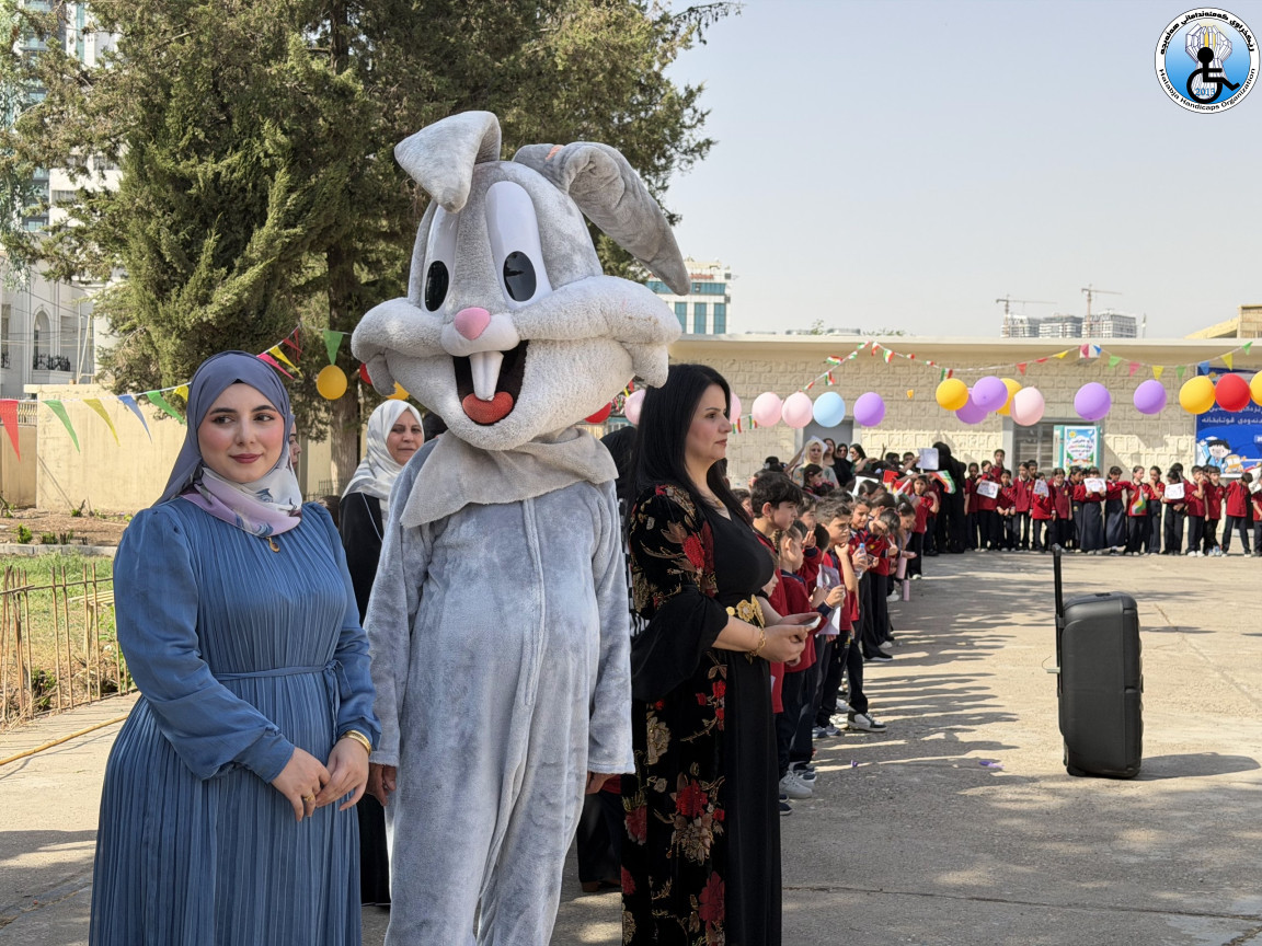 Conducting an activity on the opening of schools in Hawar and Dilin schools in Erbil