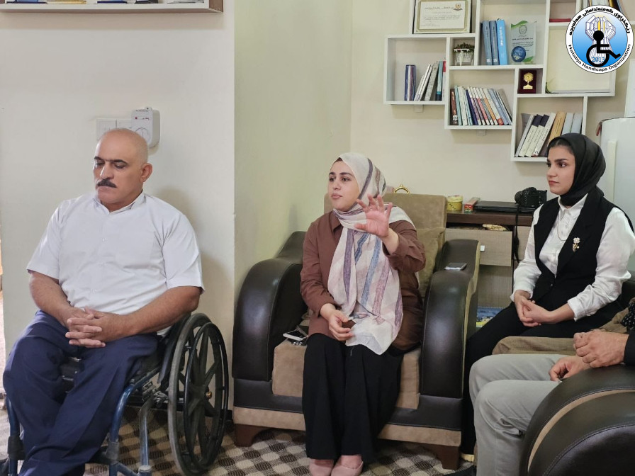 ڕێكخراوی كەمئەندامانی هەڵەبجە پێشوازی لە بەرێز وەزیری كاروكاروباری كۆمەڵایەتی هەرێمی كوردستان كرد