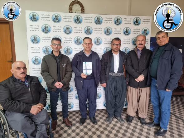 سەردانی و ڕێزلێنان بۆ ڕێکخراوی کەمئەندامانی هەڵەبجە