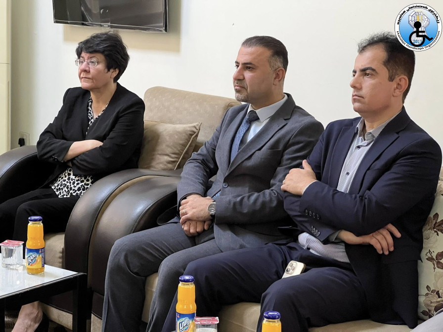 Halabja Disabled Organization received the Minister of Labor and Social Affairs of the Kurdistan Region ‎
