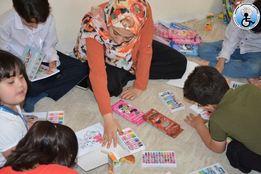 educational courses for students with disabilities in Halabja.