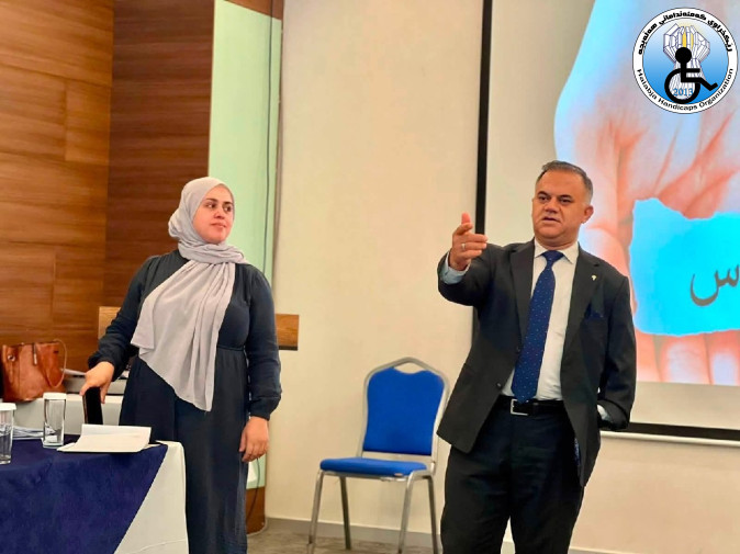 ڕێکخراوی کەمئەندامانی هەڵەبجە ڕاهێنانی (تەکنیک و کارامەیییەکانی کۆچینگ و مەنتۆرینگ)ی بە سەرکەوتوویی ئەنجامدا
