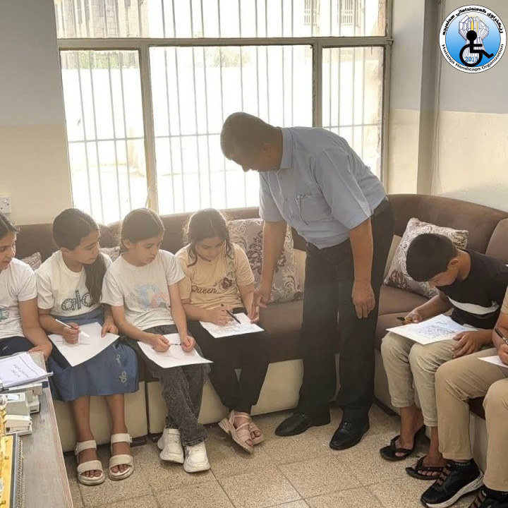 Halabja Disabled Organization organized an educational and entertainment activity in Erbil