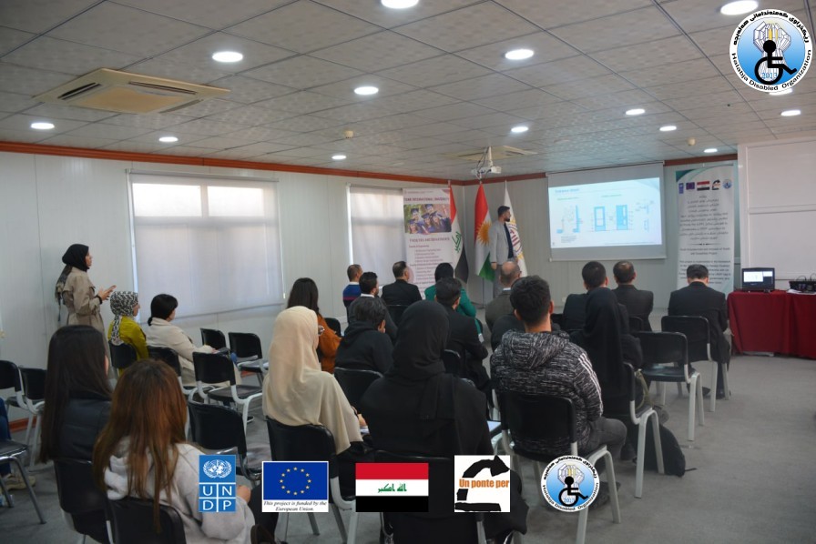 ڕێکخراوی کەمئەندامانی هەڵەبجە ۆرک شۆپێکی لە زانکۆی تیشکی نێودەوڵەتی ئەنجامدا.