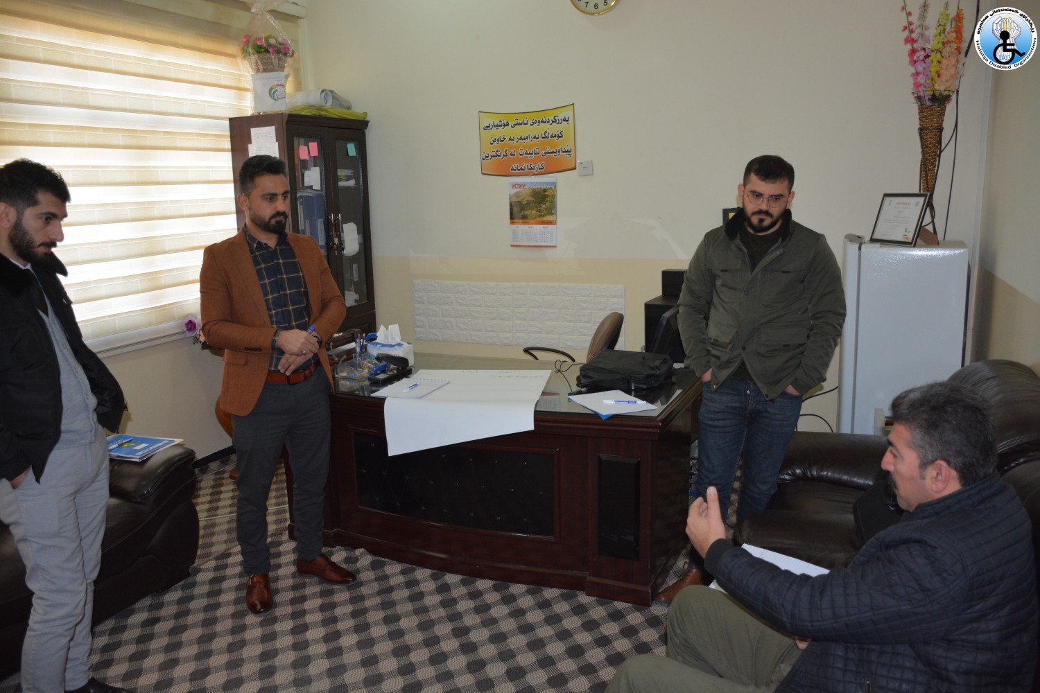 Conducting training for (civil society organizations and volunteer groups in Halabja and Khurmal district)
