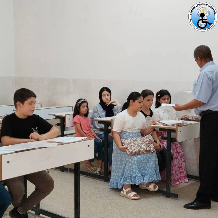 Halabja Disabled Organization organized an educational and entertainment activity in Erbil