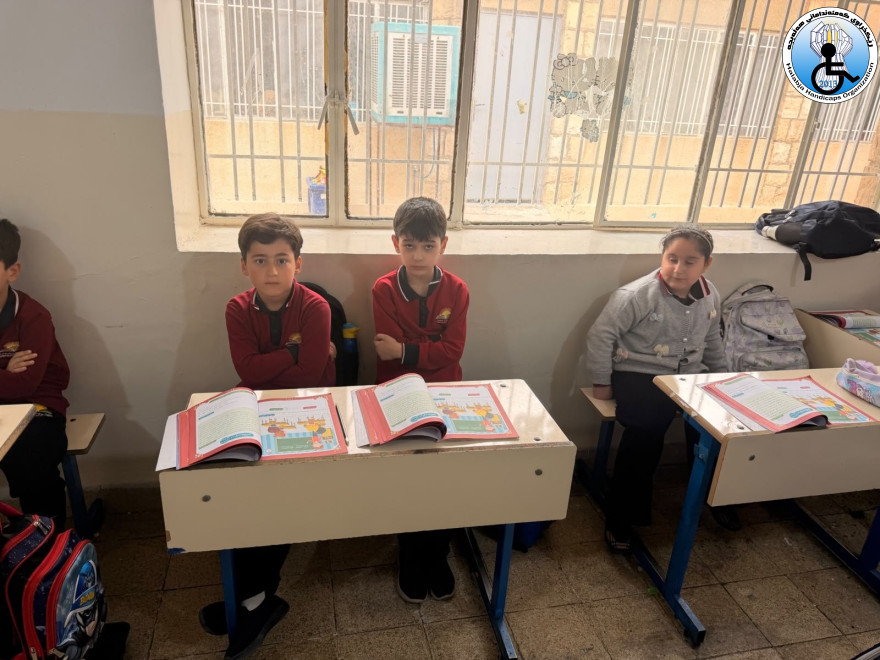 Meeting of representatives of Halabja Disabled Organization with active groups of Hawar school