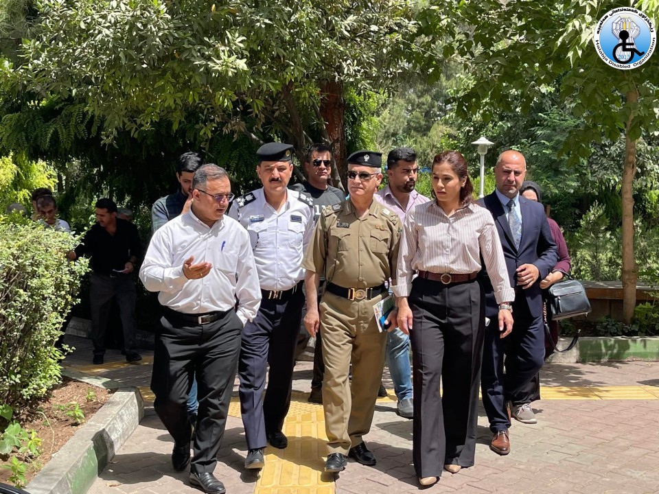 مةراسيمى كۆتای پڕۆژه‌ی په‌ره‌پێدانی ئاسانگه‌یشتن بۆ باخی گشتی هه‌ڵه‌بجه‌