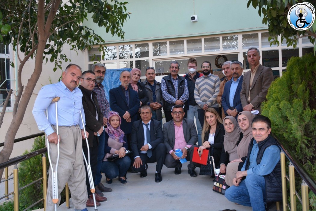 Halabja Disabled Organization held a meeting