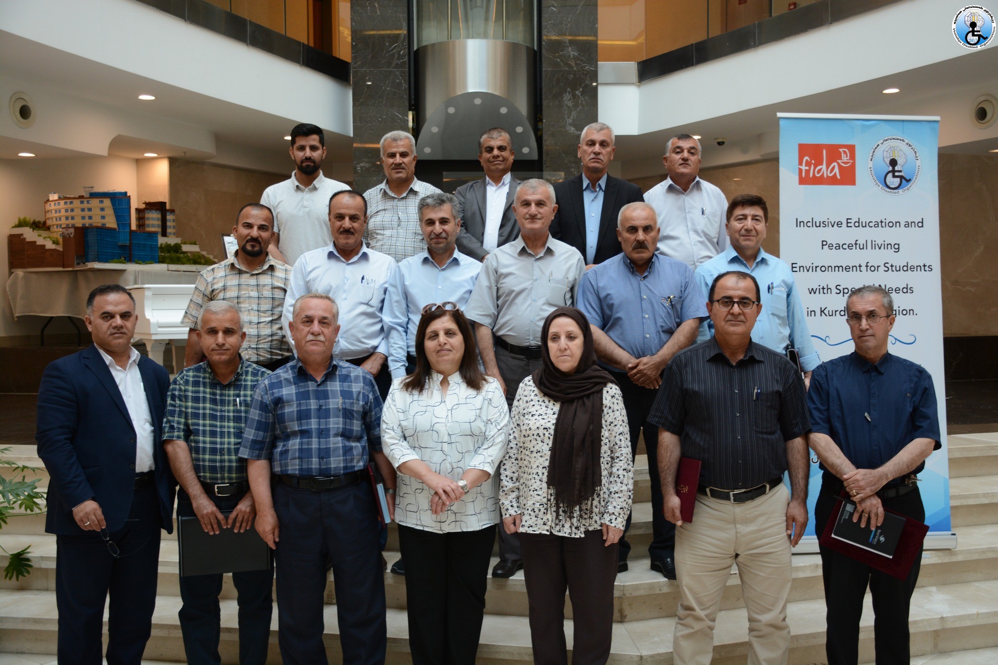 Conducting two days of training for educational supervisors in Halabja and Sulaimani