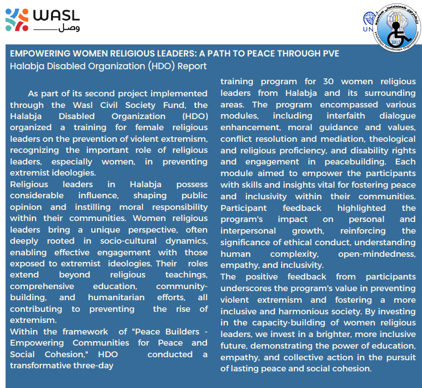 Publication of one of our successful activities in the IOM newsletter
